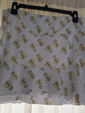 DENISE CRONWALL MINI LEMONS SKORT GOLF TENNIS PICKLEBALL LARGE